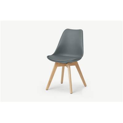 Deon chaise grise et bois
