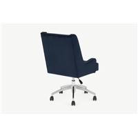Higgs chaise de bureau bleu roi