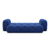 Cotton canapé 3 places convertible lit en velours bleu
