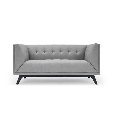 Olivia canapé 2 places tissu gris