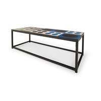 Vitti table basse carreaux multicolore