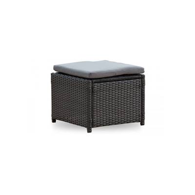 Bayonne pouf de jardin gris