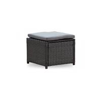 Bayonne pouf de jardin gris