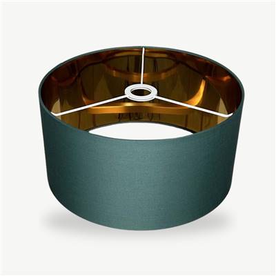 Sweep abat-jour vert et cuivre