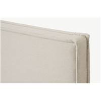 Burle tête de lit beige avoine 140x200