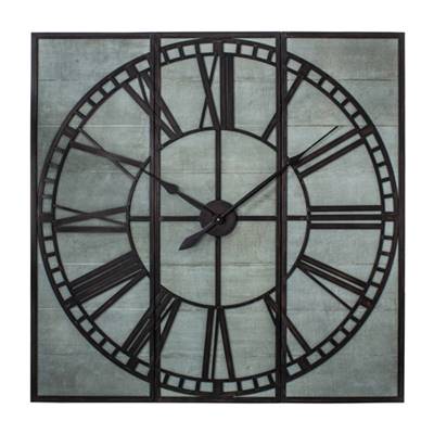 Pendule industrielle en 3 parties