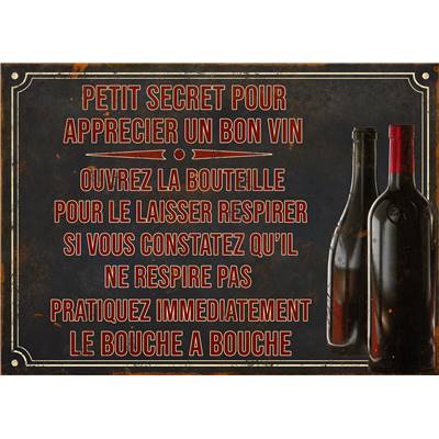 Plaque "Petit secret" 21*15
