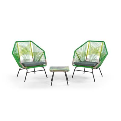 Copa set apéritif extérieur vert citron