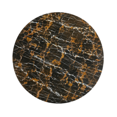 Nadara plateau de table en marbre ambré Ø120