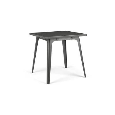Edny table compacte gris argenté foncé
