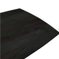 Taalika table à manger en manguier noir et métal 200cm