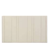 Jédéon tête de lit 180cm tissu crème vanille avec rangement