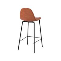 Vladi chaise ilot central en tissu terracotta H65,5