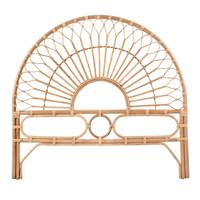 Boho tête de lit 140cm en rotin naturel