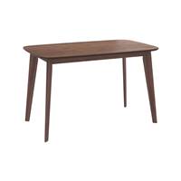 Erren table à manger rectangulaire en bois foncé 4 personnes