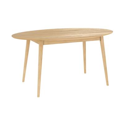 Epura table à manger ovale en bois clair 6 personnes