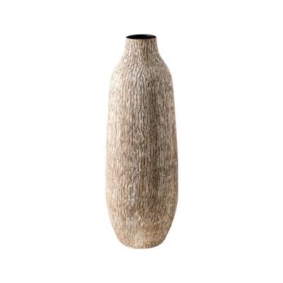 Bea vase en terre cuite texturé fait-main au portugal H75cm