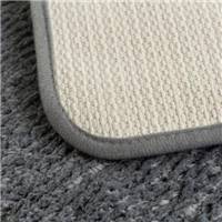 Bath tapis de bain en microfibres gris 60x40