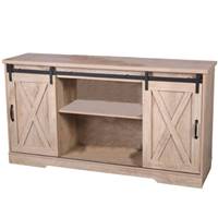 Manhattan buffet ranch 2 portes coulissantes bois et m�tal L150cm