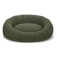Snooz panier pour animaux en tissu bouclé kaki