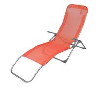 Le Corfou bain de soleil toile polyester enduit PVC orange