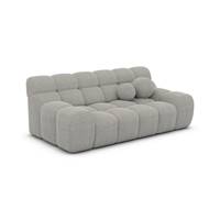 Boon canapé 2 places en tissu texturé gris clair