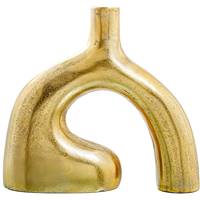 Weva vase forme organique doré