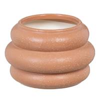 Amell vase orange en céramique granuleux Ø18cm