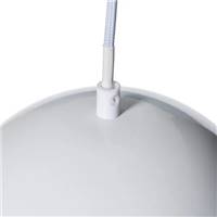 Flow suspension ronde demi-sphère blanche Ø20cm