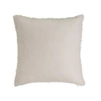 Sherpa coussin bouclé velours beige 45x45