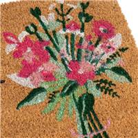 Felpudo tapis bouquet en fibre de coco 60x40