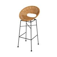 Dedon tabouret de bar en résine tressée naturelle H75