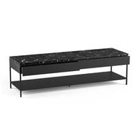 Marble structure meuble TV enfilade noir