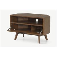 Jenson meuble TV d'angle chêne foncé