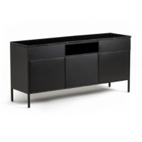 Marble buffet enfilade plateau marbre et mtal