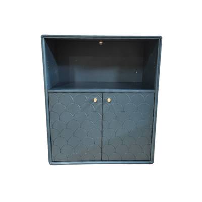 Luxore buffet bar compact bleu de prusse