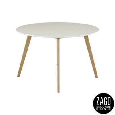 Bloom table à manger ronde blanche Ø120