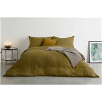 Brisa linge de lit vert olive, 155x220