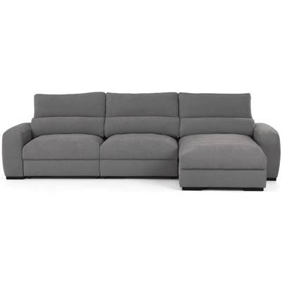 Family canapé convertible d'angle réversible gris