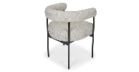 Borry chaise avec accoudoirs tweed beige