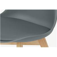 Deon chaise grise et bois