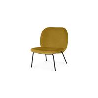 Fiasa fauteuil velours or vintage
