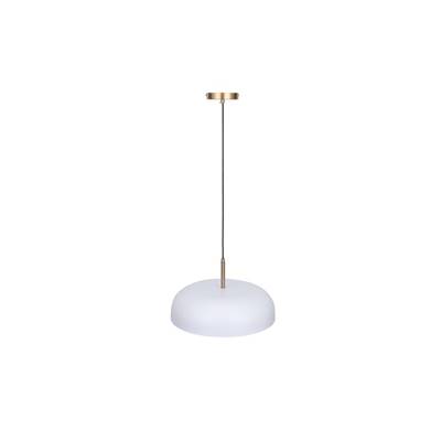 Lola suspension en fer blanc et support doré