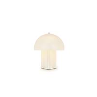 Vahine lampe de table blanc glossy