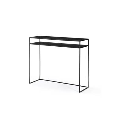 Alice console une étagère métal noir