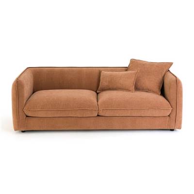 Calia canapé convertible tissu mélangé praline