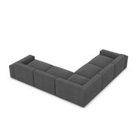 Stacele canapé corner en structure gris anthracite
