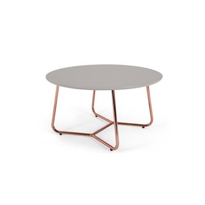 Nyla table basse gris et cuivre