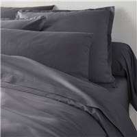 Nariosce housse de couette grise 140x200