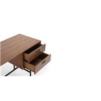 Nuance bureau en placage de noyer 2 tiroirs